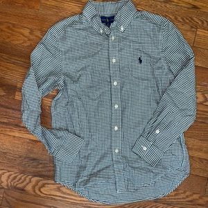 NWT! Polo By Ralph Lauren Boys LS Button up, Medium 10/12